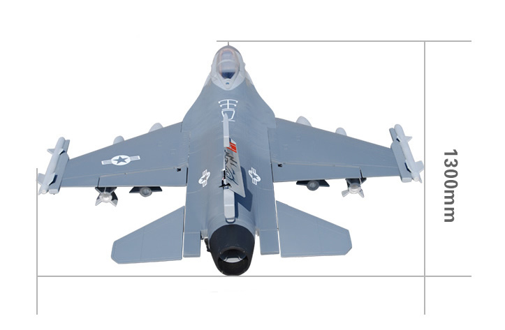  Lanxiang F-16 Fighting Falcon 70mm Jet Vector Thrust Kit 